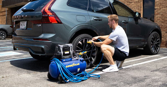 Break Tradition: Jump Starter + Portable Air Compressor for Easy Travel