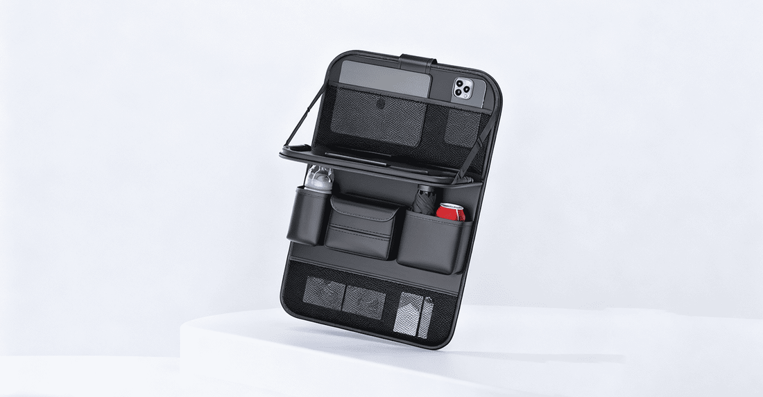 Enhance Your Car's Organization with the Dynara Leather Back Seat Organizer