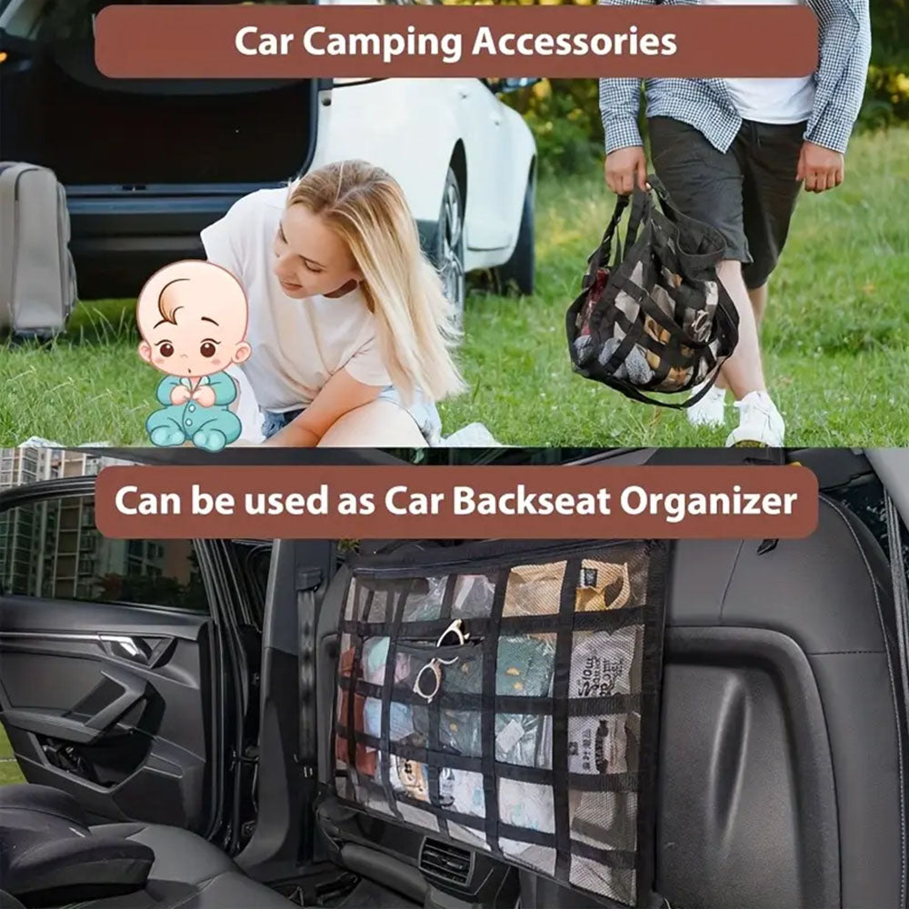 Dynara Car Roof Cargo Netting – Durable & Secure Cargo Storage