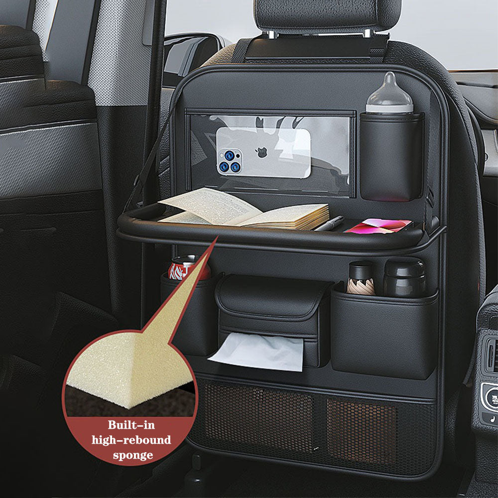 Dynara Car Back Seat Organizer – Leather Storage Solution for Car
