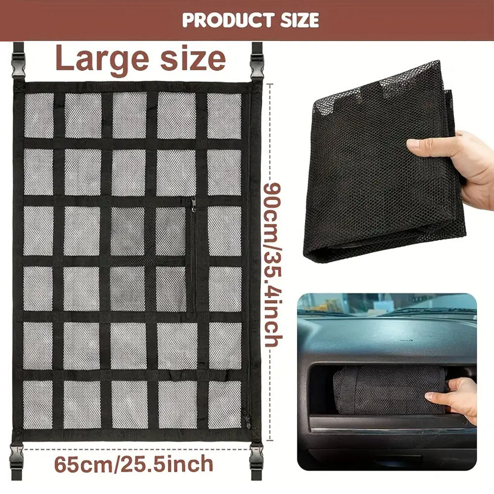 Dynara Car Roof Cargo Netting – Durable & Secure Cargo Storage