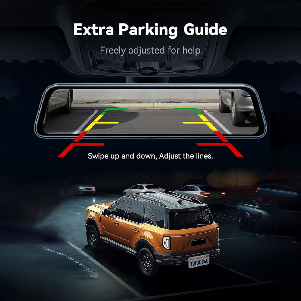 Dynara Best Dash Cam 2025 – 4K, Night Vision & GPS for Car Security