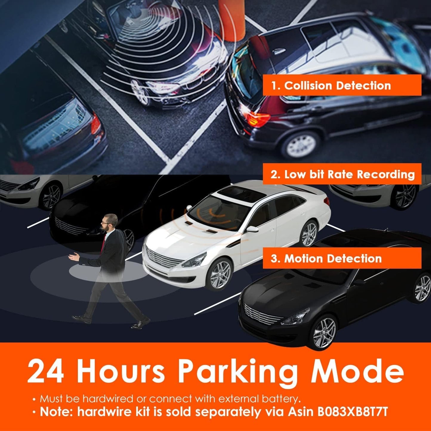 Dynara 4K Dash Cam – 3 Cameras, Night Vision, 256G Storage & Easy Installation