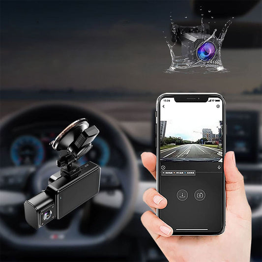 Dynara 4K Dash Cam – 3 Cameras, Night Vision, 256G Storage & Easy Installation
