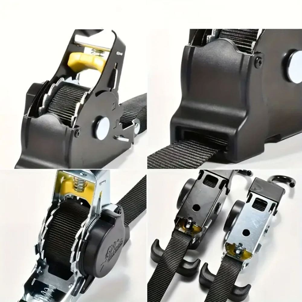 Retractable Ratchet Tie Down Strap – Heavy Duty Cargo Strap
