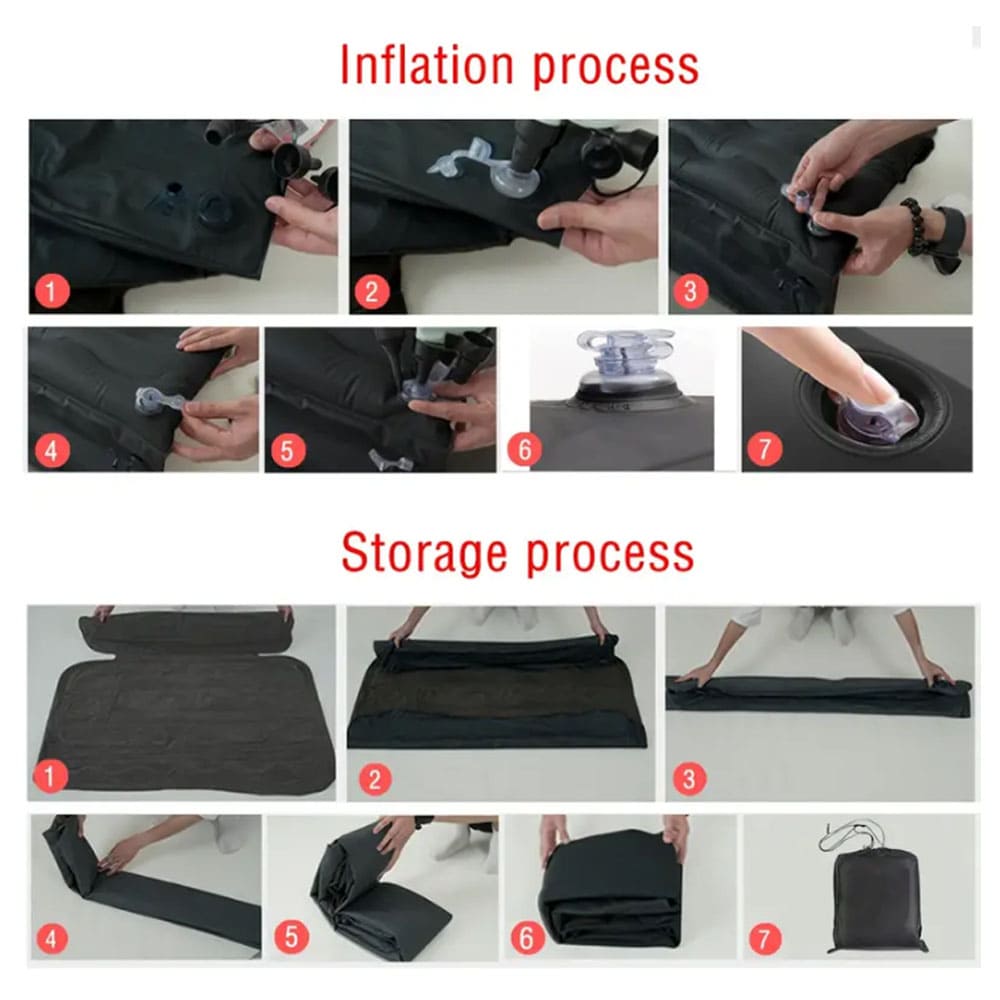 Car Air Mattress – Inflatable Velvet PVC Bed