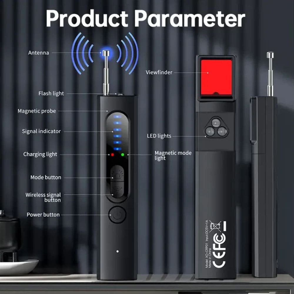 Laser Camera Detector | Anti-Surveillance, GPS Tracker & Audio Bug Finder