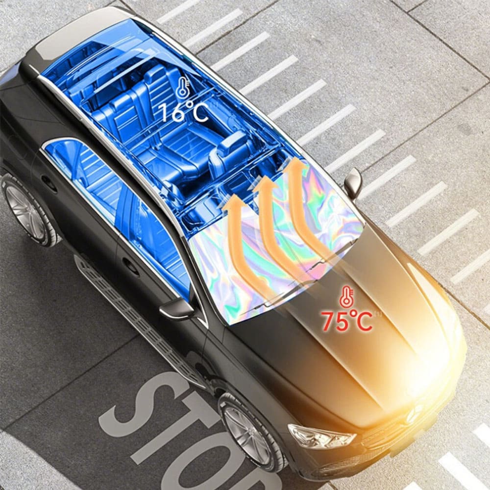 Sun Shade for Car – Foldable Windshield & Window Cover