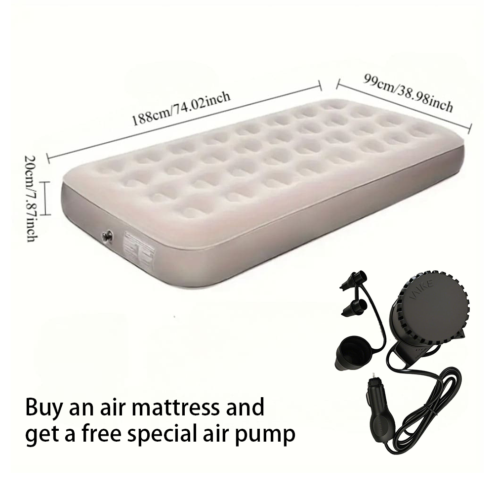 Dynara Inflatable Mattress Air Bed – Honeycomb Velvet Design for Comfort