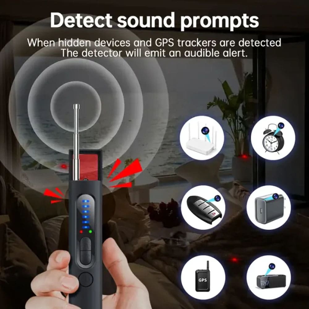 Laser Camera Detector | Anti-Surveillance, GPS Tracker & Audio Bug Finder