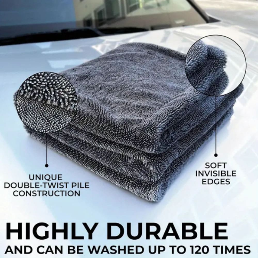 Dynara Microfiber Towel for Cars – Soft, Scratch-Free Cleaning Cloth