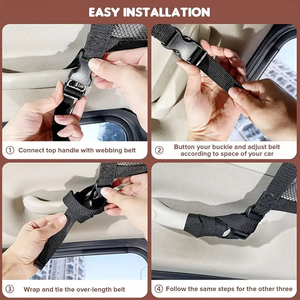 Dynara Car Roof Cargo Netting – Durable & Secure Cargo Storage