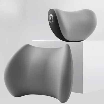 Car Pillow with Lumbar & Headrest Support – Memory Foam Neck Cushion