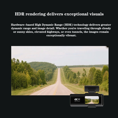 Dynara Best Dual 4K Dash Cam 2025 – WiFi, Front & Rear Cameras