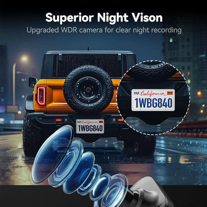 Dynara Best Dash Cam 2025 – 4K, Night Vision & GPS for Car Security