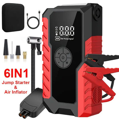 Dynara Jump Starter & Air Compressor Portable – 5000A Peak Power