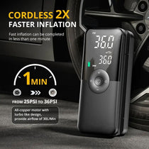 Dynara Wireless Cordless Tire Inflator & Car Portable Air Pump with Power Bank