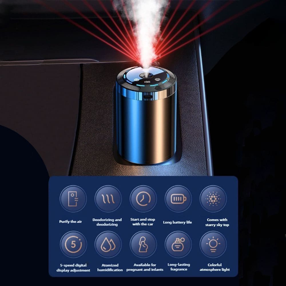 Car Diffuser – Essential Oil Aroma Diffuser for Car Air Freshener Use