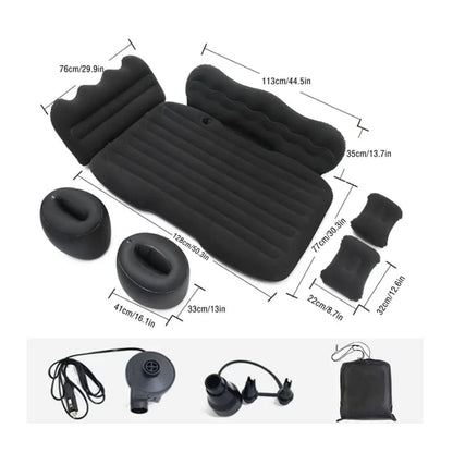 Car Air Mattress – Inflatable Velvet PVC Bed