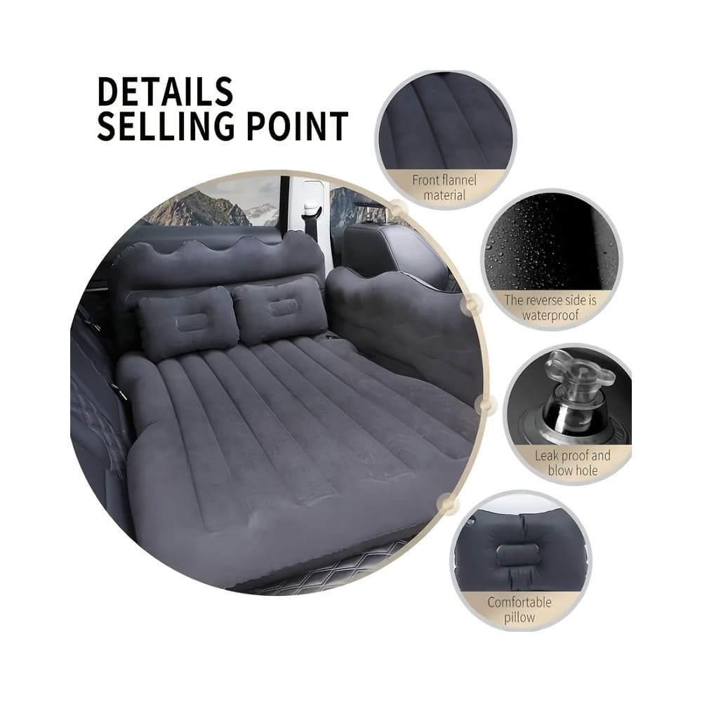 Car Air Mattress – Inflatable Velvet PVC Bed