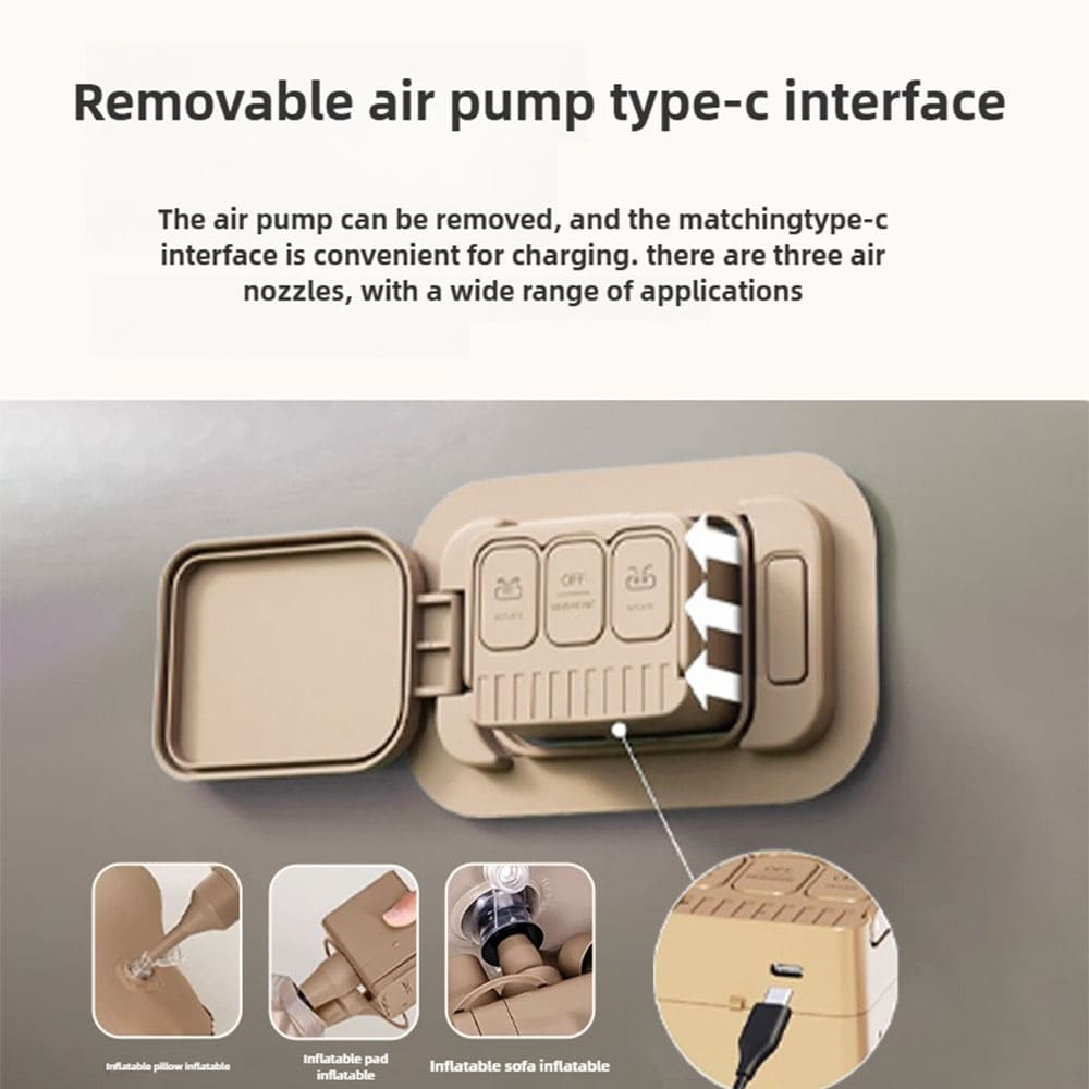 Air Mattress Pump Wireless Lithium – Auto Inflate & Suction