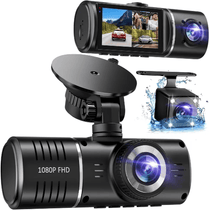 Dynara 3 Channel Dash Cam – Front, Rear & Inside 1080P Night Vision