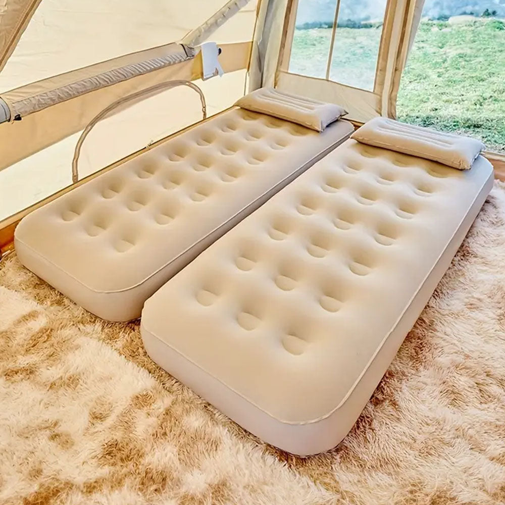 Dynara Inflatable Mattress Air Bed – Honeycomb Velvet Design for Comfort