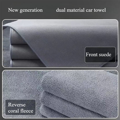 Car Wash Towels – Dual-Sided Microfiber Cleaning Cloth for Streak-Free Shine
