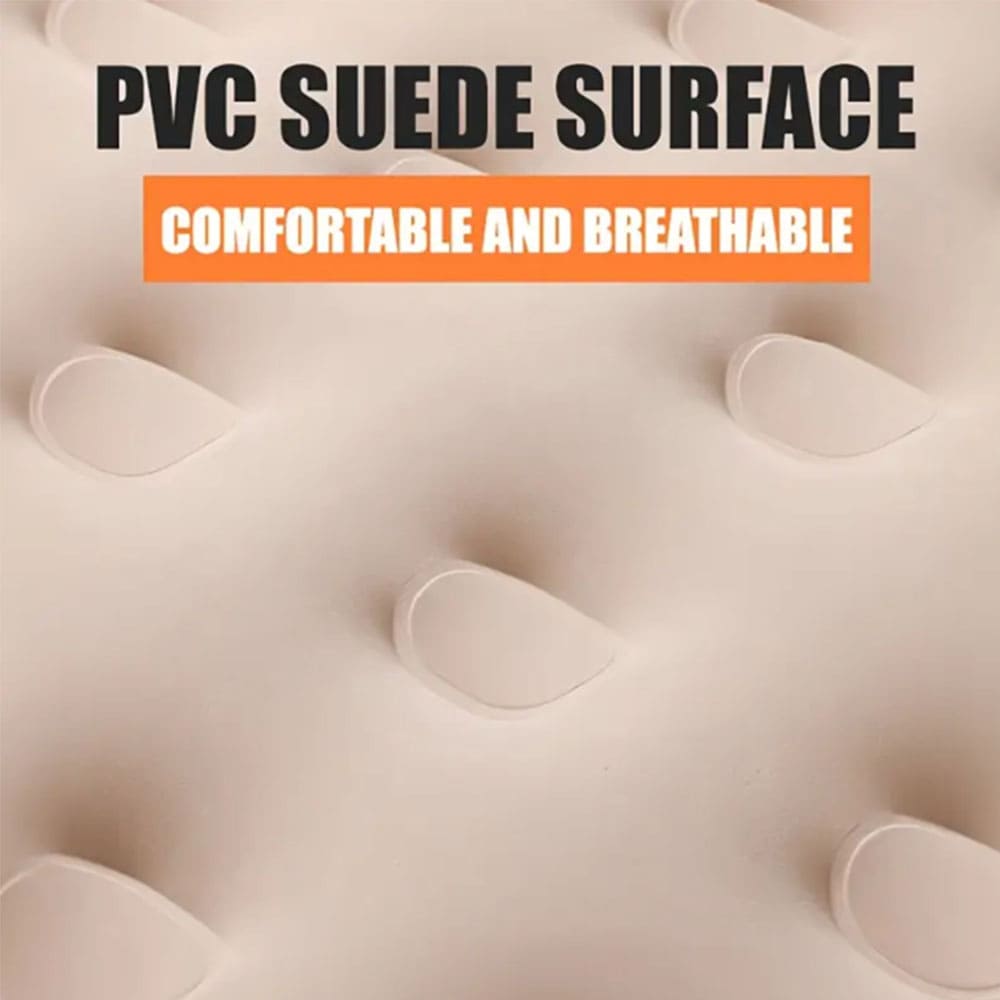 Inflatable Mattress Air Bed – Thick Honeycomb Column Design with Velvet Surface