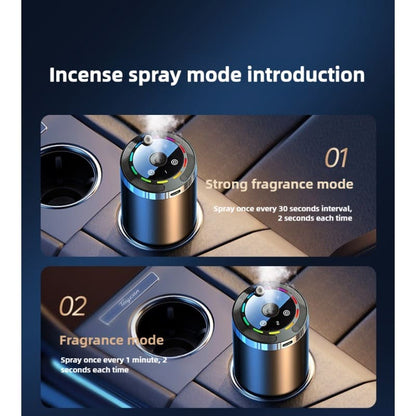 Car Diffuser & Humidifier | 5-Level Adjust | Starry Roof | Auto On/Off