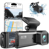 dynara 4k dash cam front and rear recording